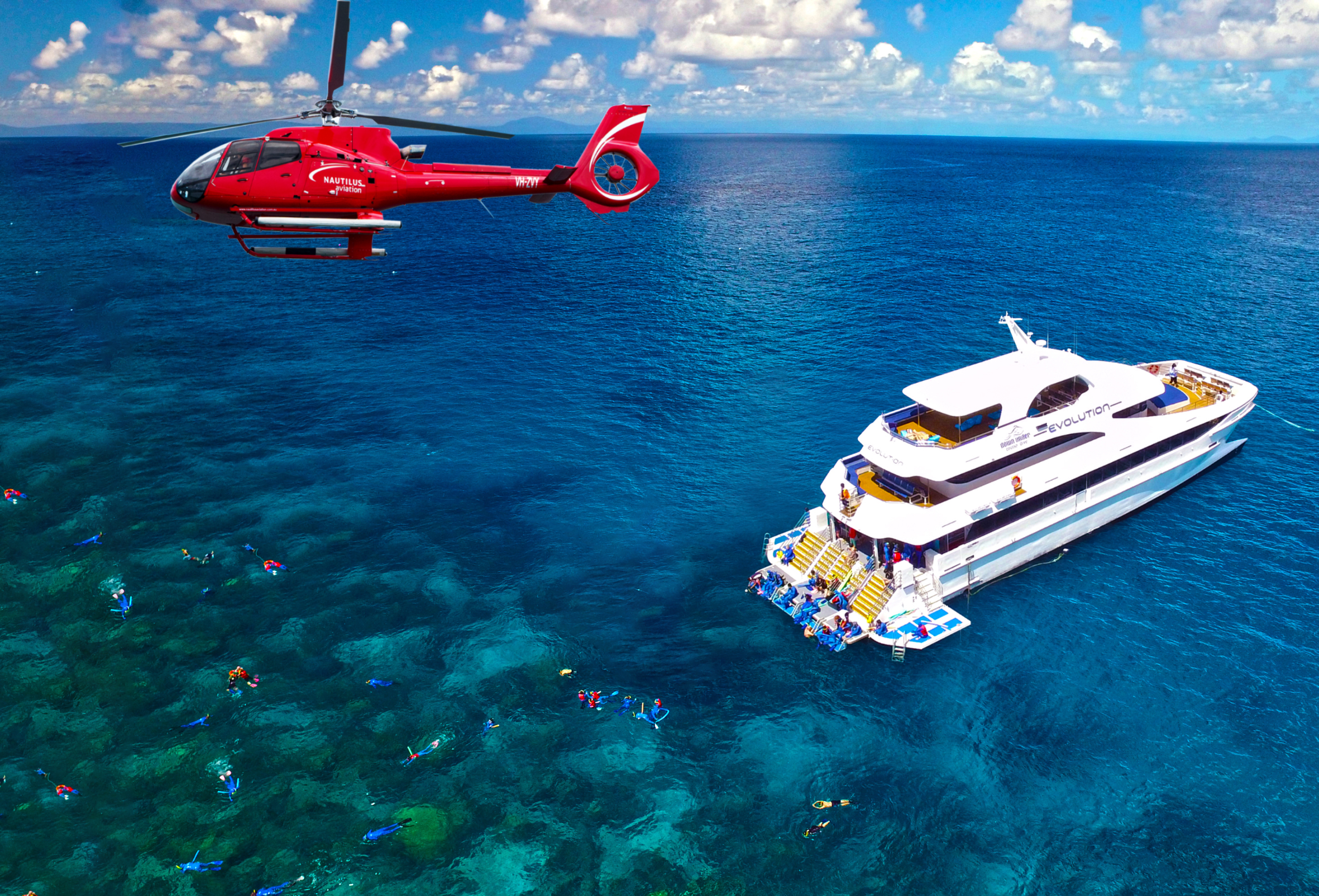 Great Barrier Reef Scenic Flight and Cruise tile image
