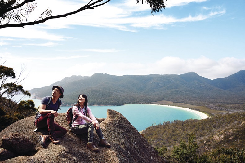 Couple at Wineglass Bay lookout - Tourism Australia.jpg