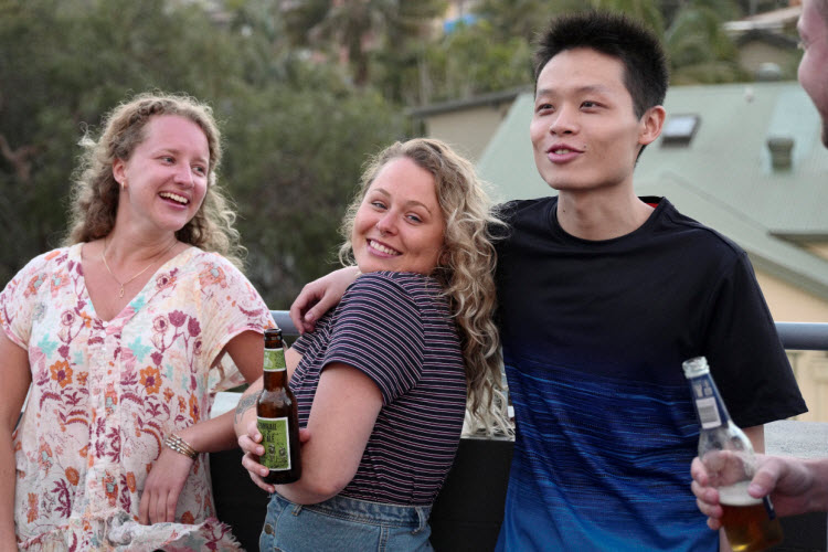 8. Sydney Beachouse YHA Balcony Cheers Beers 2017