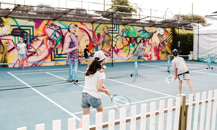 Brisbane Family Tennis Image: Tourism and Events Queensland