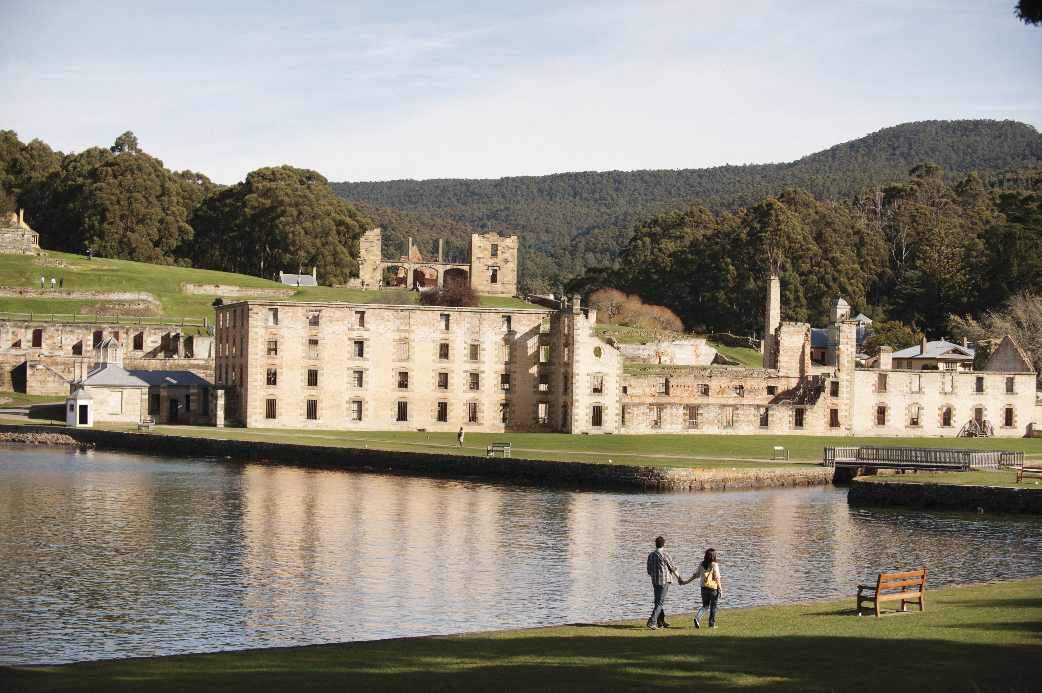 Couple walking at lake_Port Arthur Historic Site Management Authority.jpg