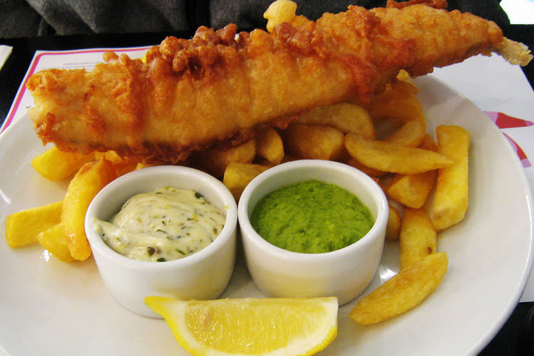 8. Fish and Chips credit Wikimedia commons