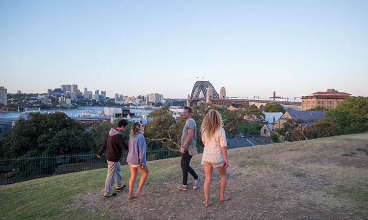 Sunset on Observatory Hill - Free things to do in Sydney