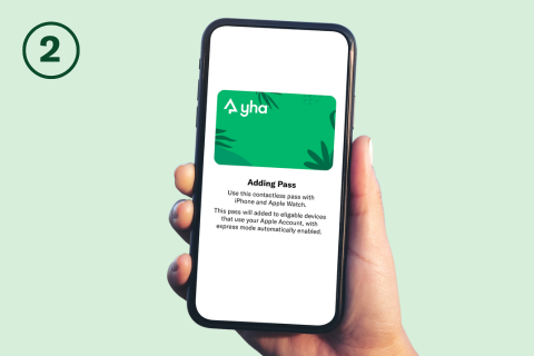 Add your room key to your digital wallet