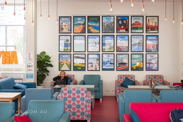 Common Area Wall Feature - Sydney Harbour YHA