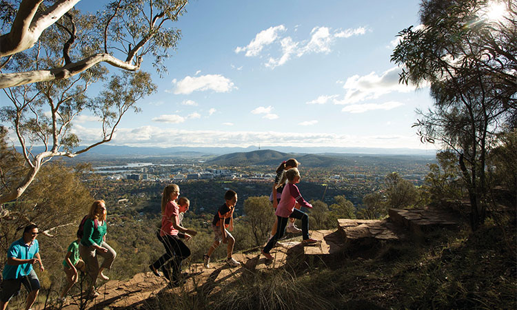Family Hike Mount Ainslie - Image VisitCanberra