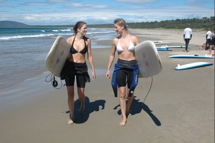Surf Camp - Making New Friends At Surf Lesson.jpg