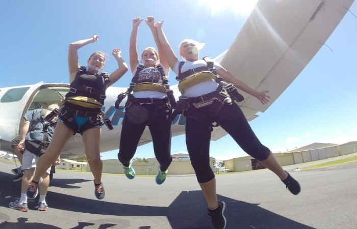 Skydive Byron Bay- Excitement