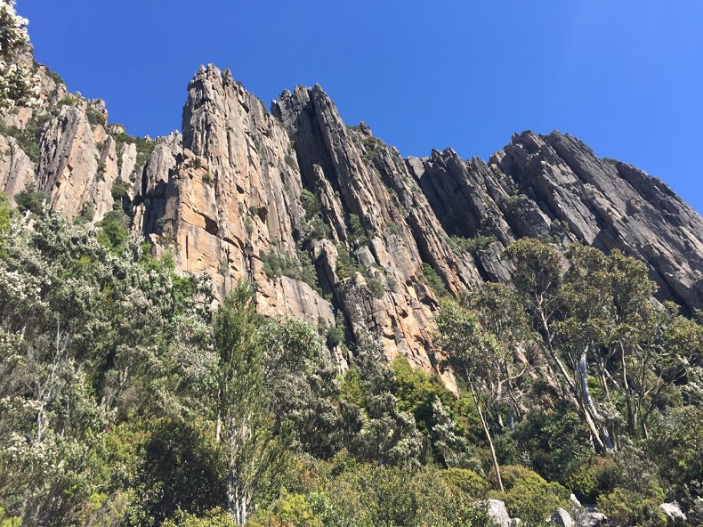 Mt Wellington Organ Pipes Track, Mountain and Mona.jpg