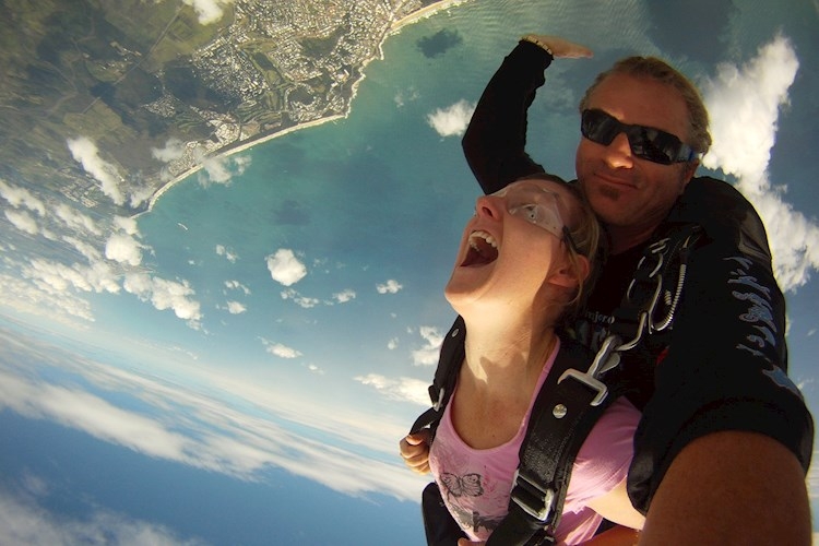 Skydive Noosa- Selfie in the sky