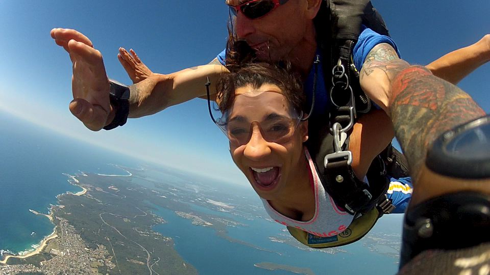 Skydive Newcastle- Sky Selfie