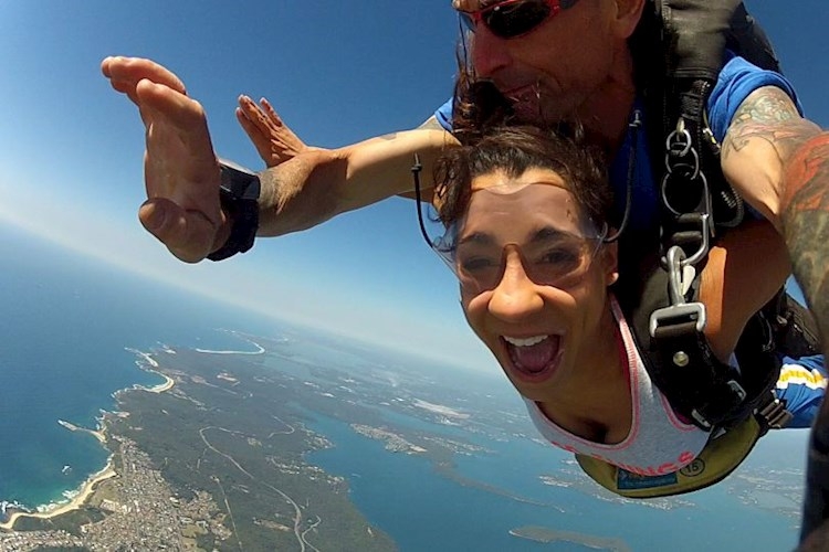 Skydive Newcastle- Sky Selfie