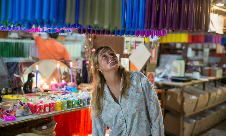 Candles at the Nimbin Markets - things to do Byron Bay