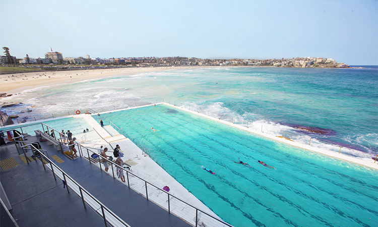 Bondi Beach and Bondi Icebergs