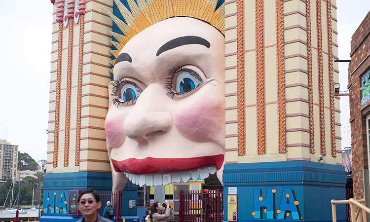 Luna Park near Sydney Harbour YHA