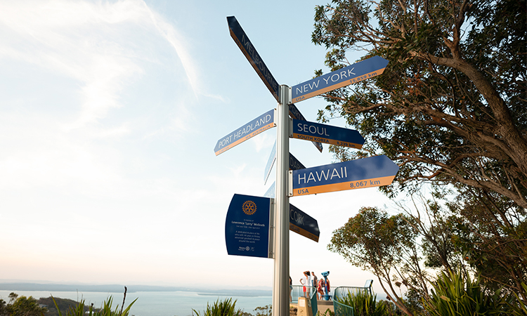 Port Stephens YHA_Gan Gan Hill_Travel Signs Lookout.jpg