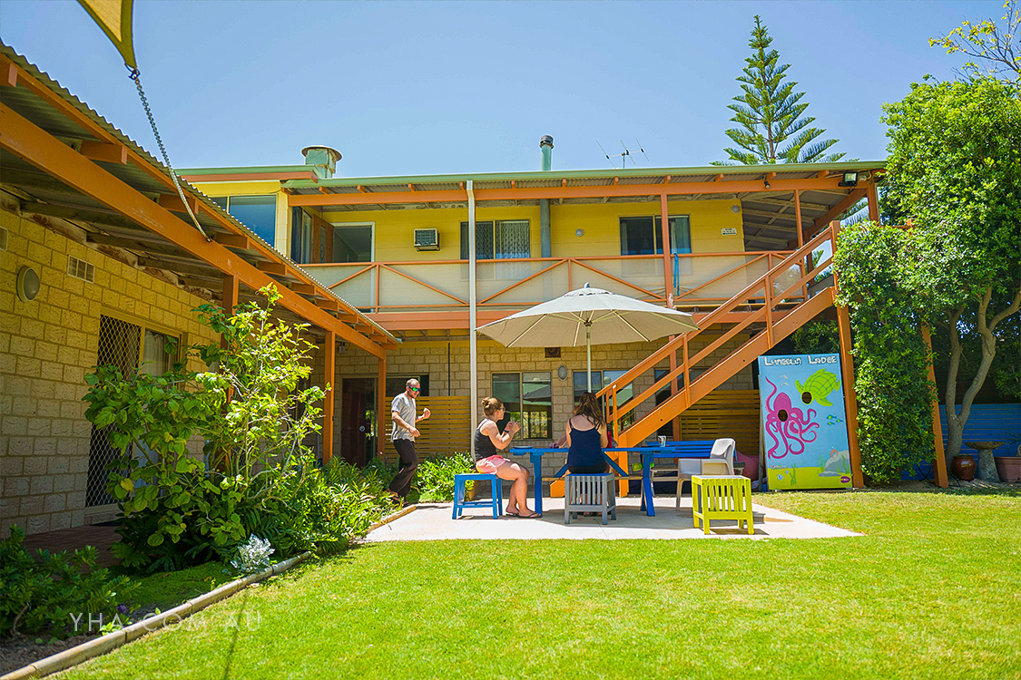 Lancelin YHA Courtyard