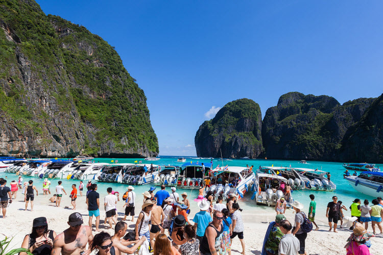 12. Maya Bay at Koh Phi Phi credit Diego Deslo Wikimedia Commons