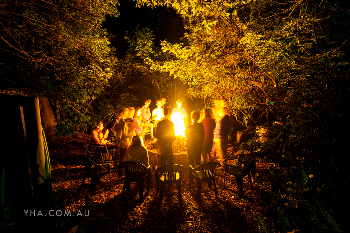 Port Stephens YHA - Camp Fire