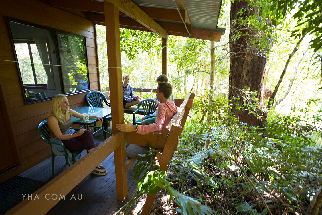 Port Stephens YHA - Deck Area